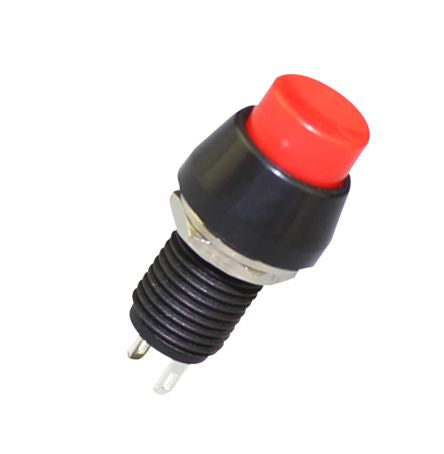 Push Button Switch Latching Spst 1 A Red Solder M10 D=15mm Debulk Ds 450