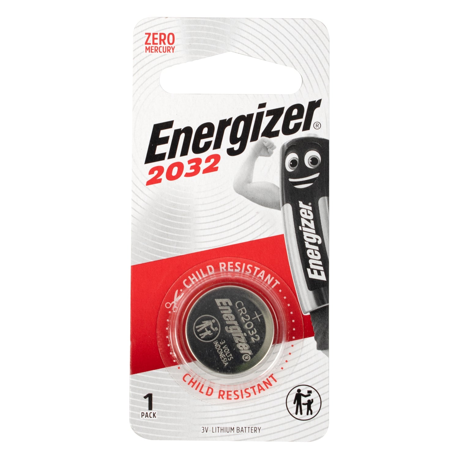 Energizer 2032 3 V Lithium Coin Battery 1 Pack (Moq X12)