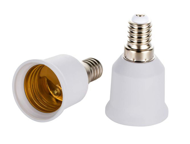 Lamp Holder Adapter E14 To E27 Screw Fitting E14 E27 *Dbk*