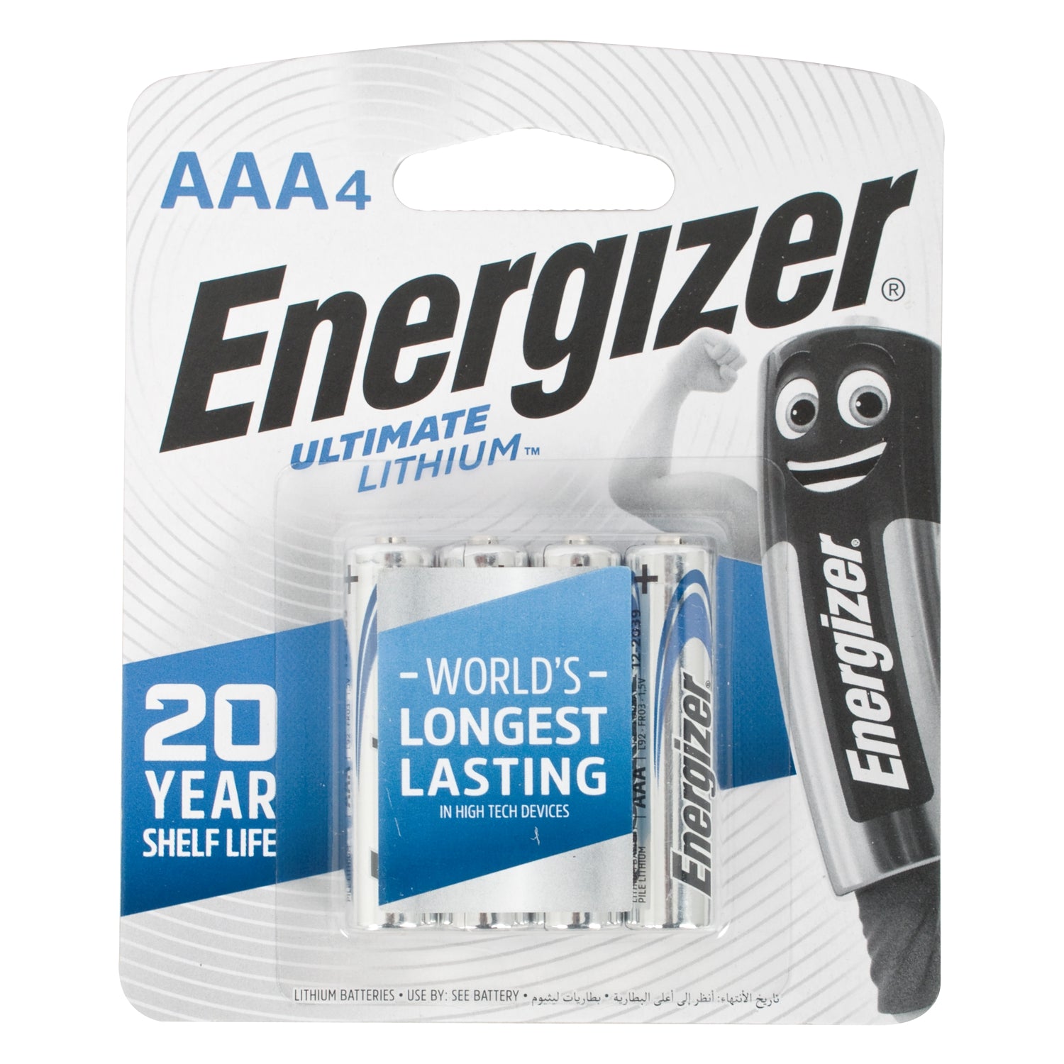 Energizer Ultimate Lithium Aaa 4 Pack (Moq6)