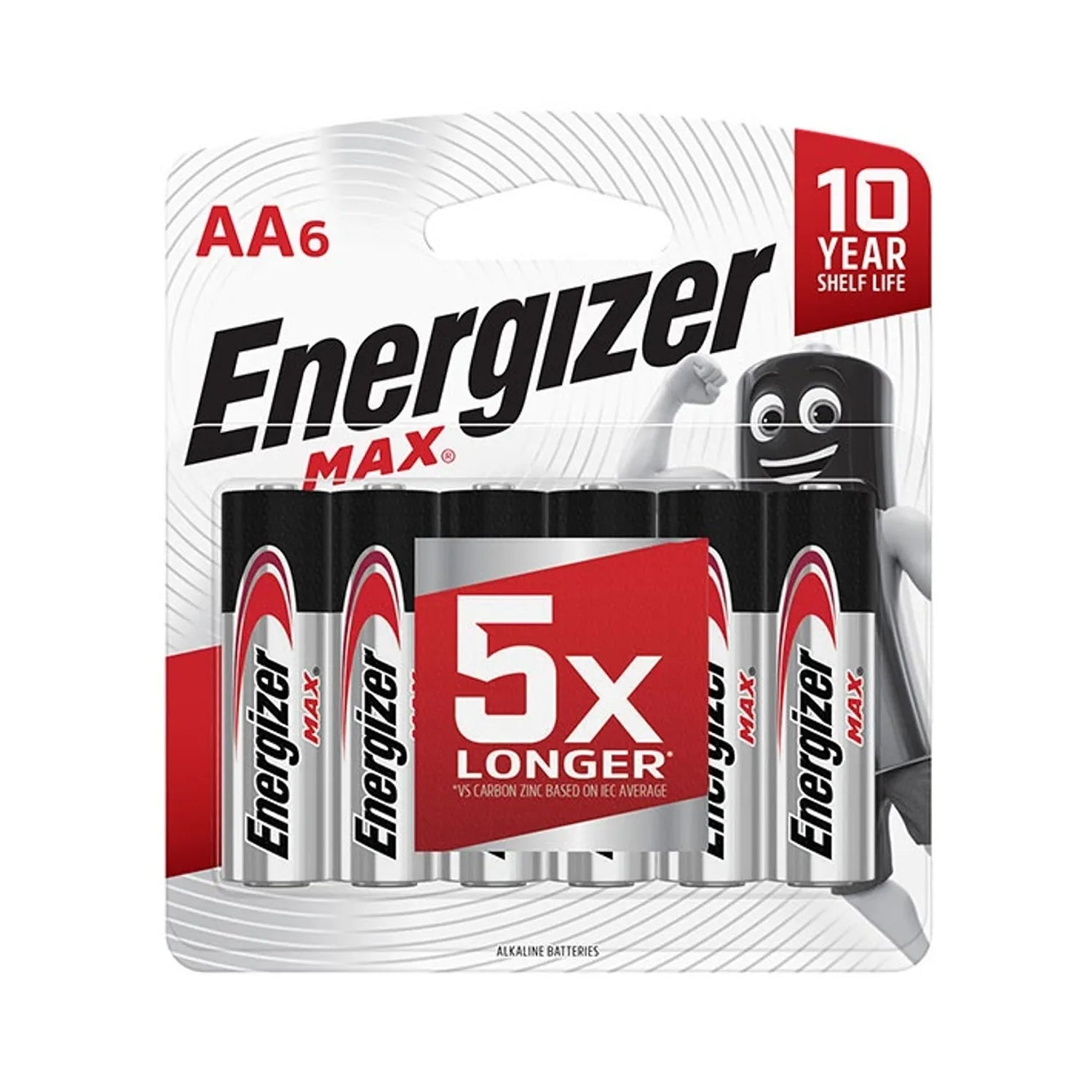 Energizer Max Aa 6 Pack (Moq 12)