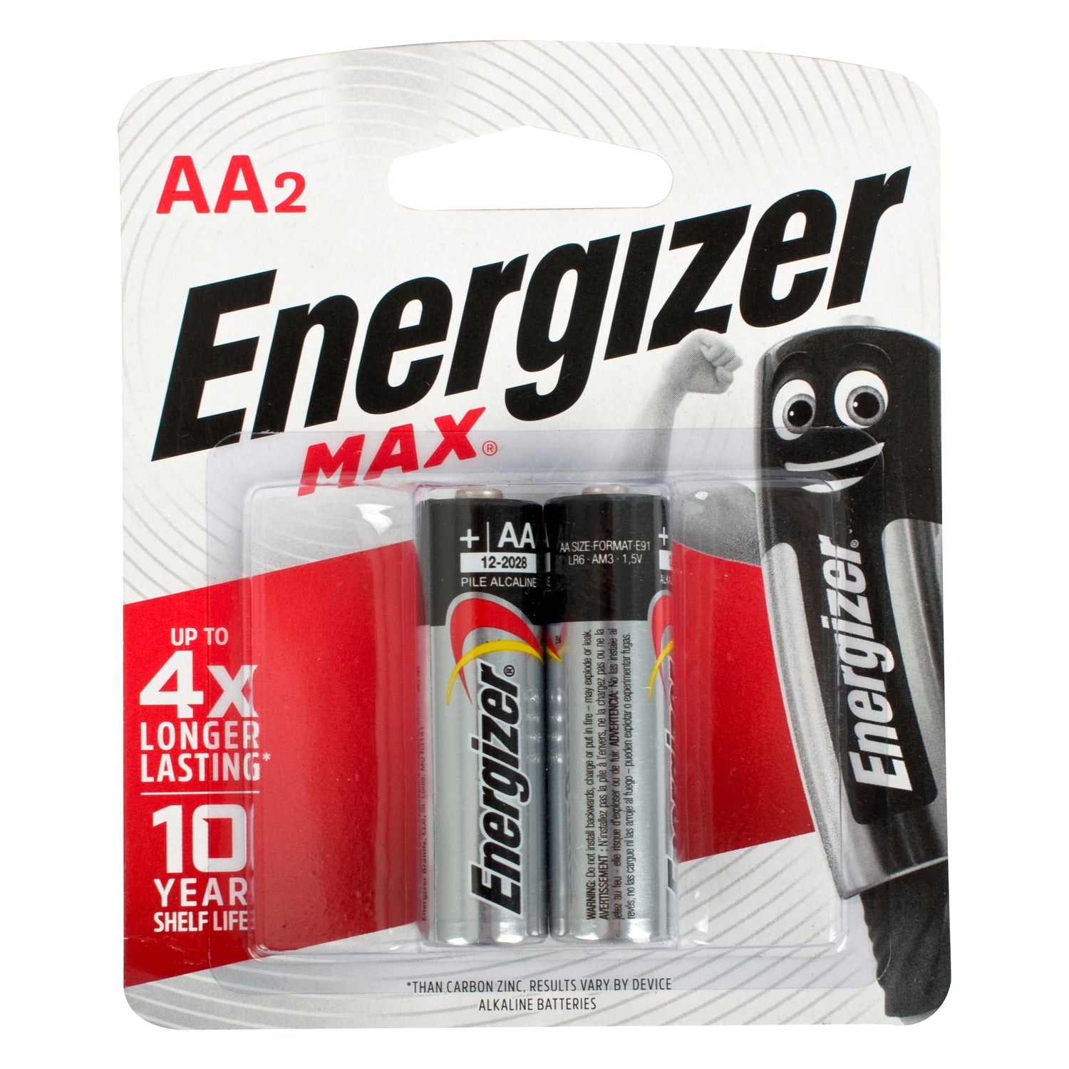 Energizer Max Aa 2 Pack (Moq 20)