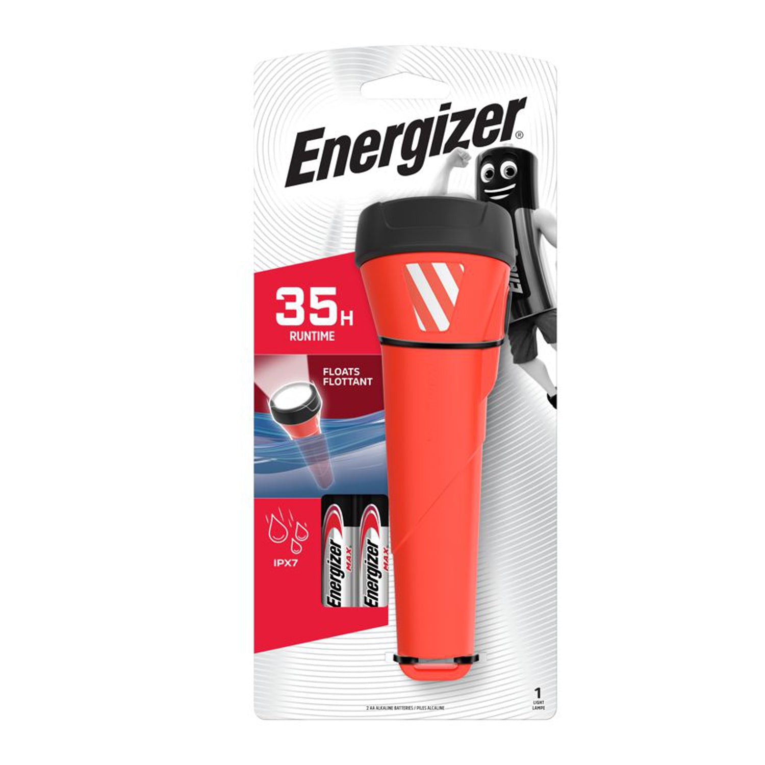 Energizer Waterproof Handheld 2 Xaa Led 55 Lum