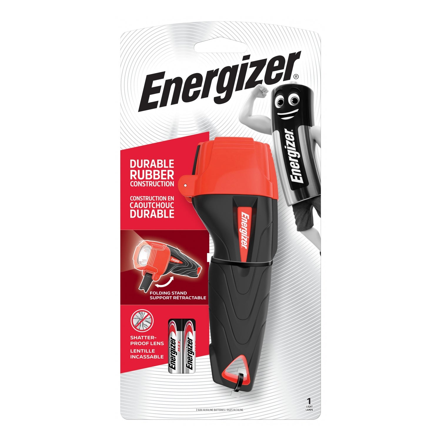 Energizer Rubber Light X2 Aaa 60 Lumens 50 M Range