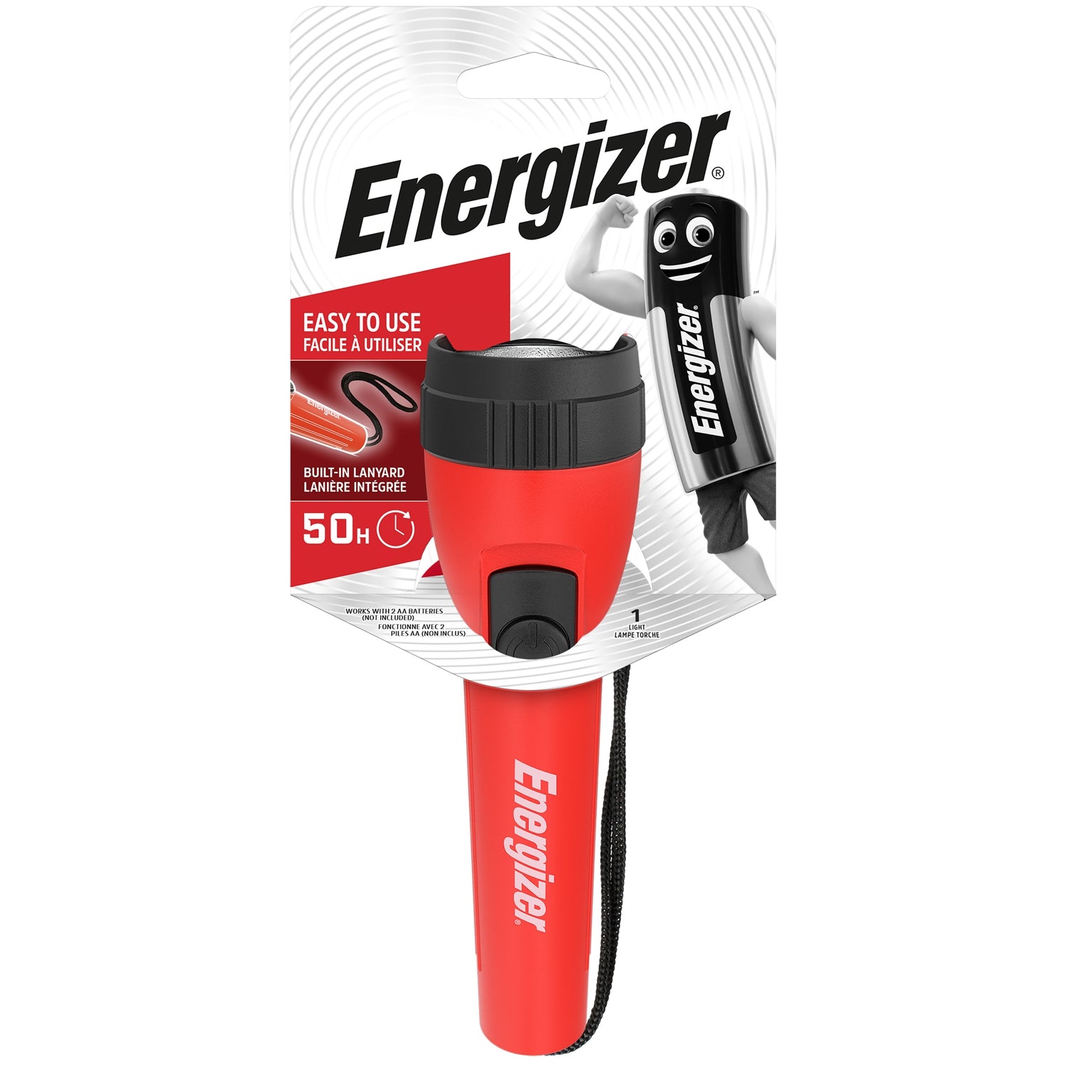 Energizer Torch Red Small 2 Aa (Moq 12)