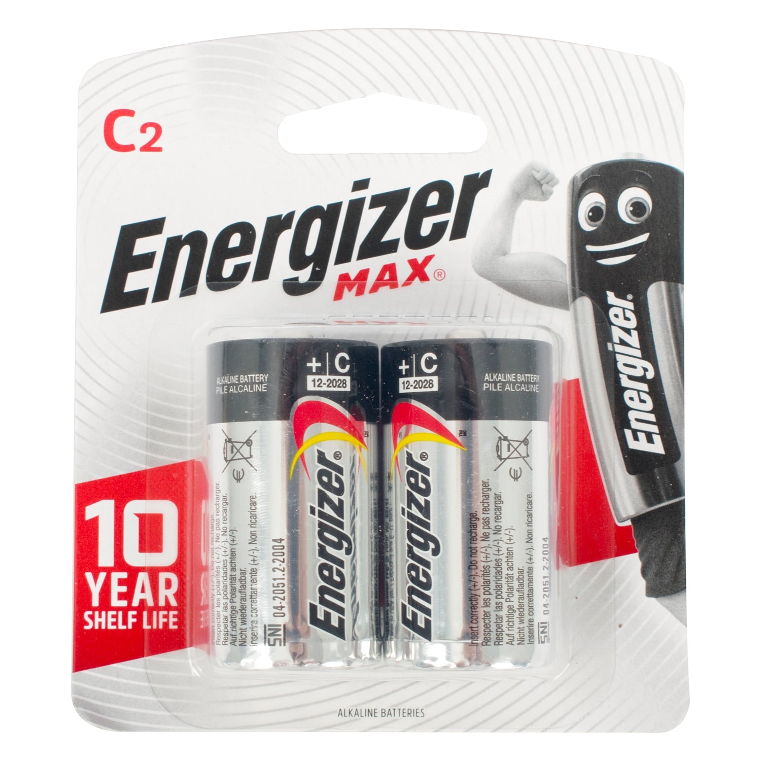 Energizer Max C 2 Pack (Moq 6)