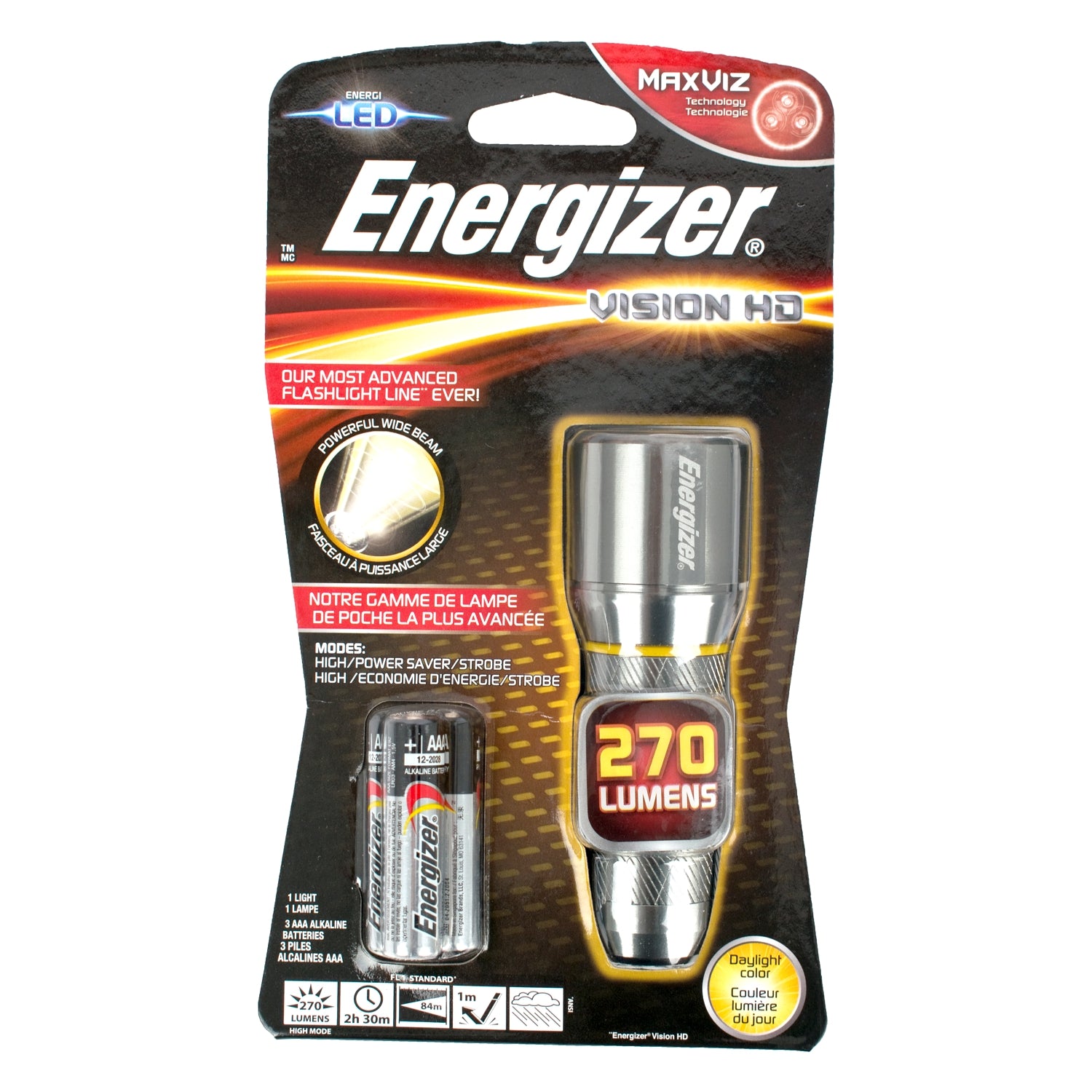 Energizer Metal Vision Hd X3 Aaa 270 Lum