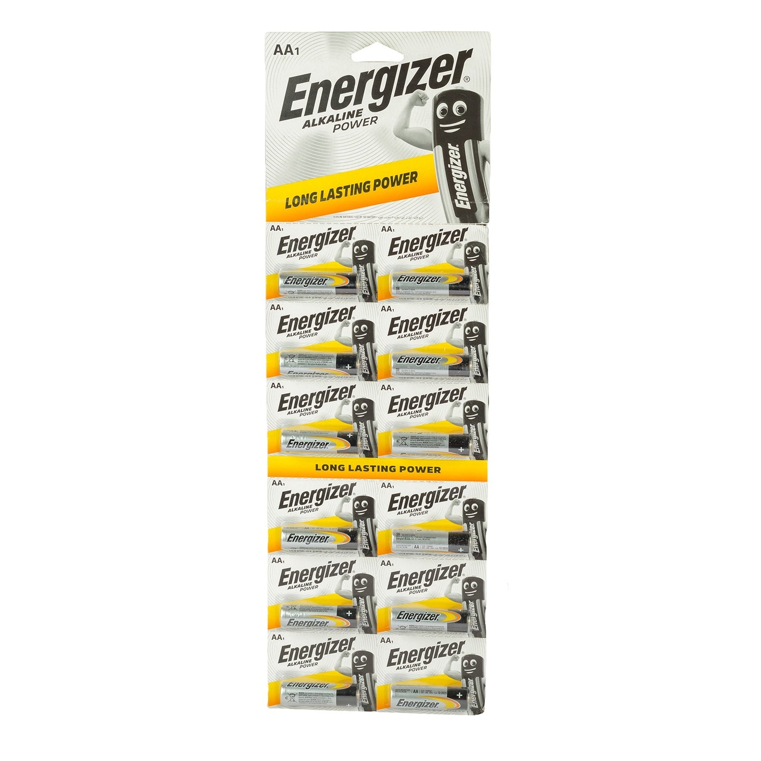 Energizer Power Aa 12 Pack Strip