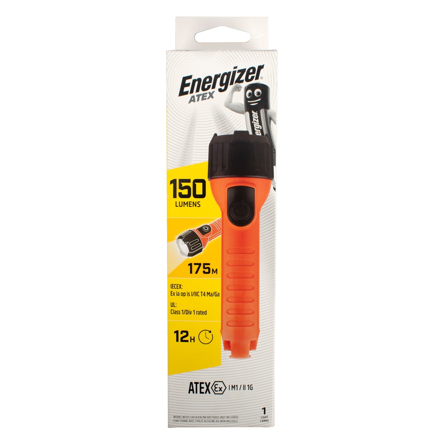 Energizer Atex 2 Aa Intrinsically Safe Torch Flash Light