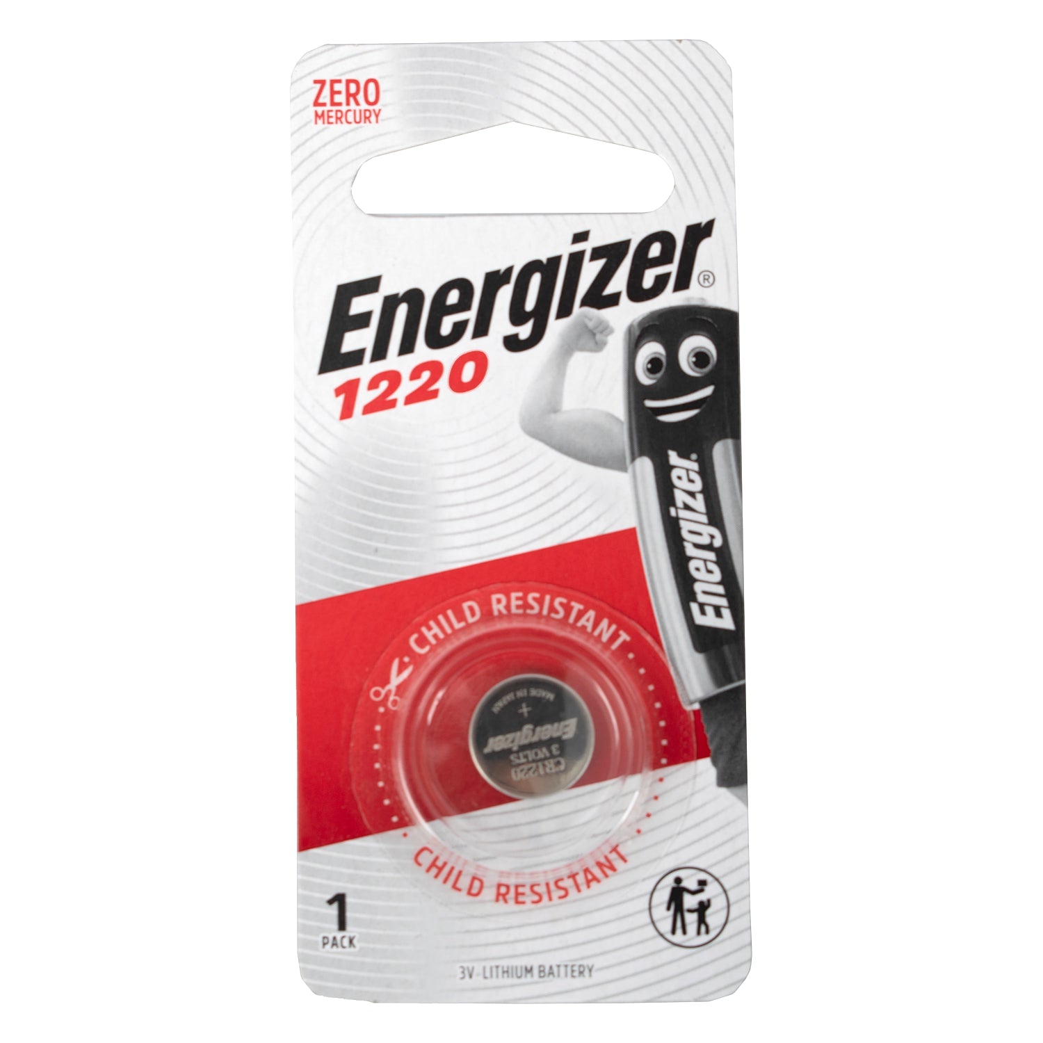 Energizer 1220 3 V Lithium Coin Battery (1 Pack) (Moq 12)