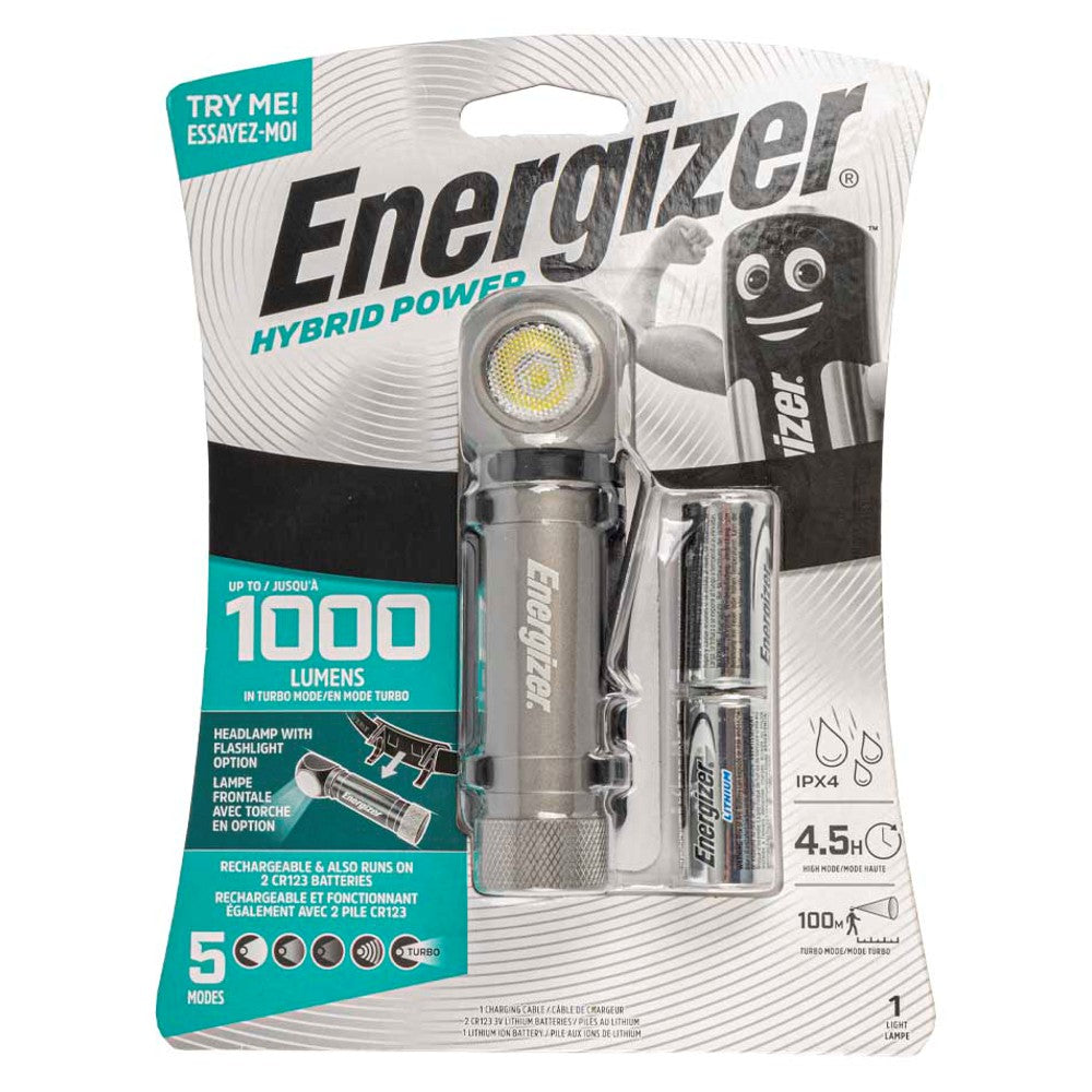 Energizer Hybrid High Performance Headlamp 400 1000 L