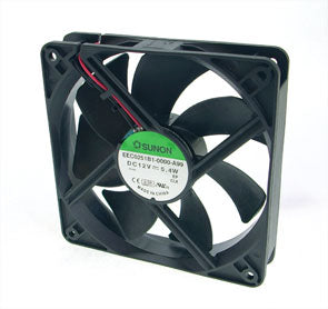 12 Vdc Axial Fan 120sqx25mm Balx2 108 Cfm Lead Eec0251 B1 0000 A99 *A*