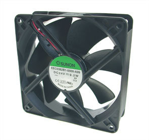 24 Vdc Axial Fan 120sqx38mm Bal 138 Cfm Lead Eec0382 B1 0000 A99