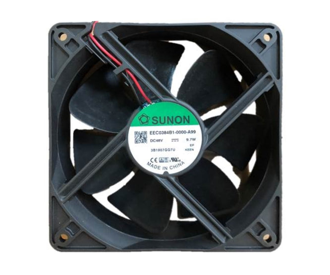 48 Vdc Axial Fan 120sqx38mm Bal 138 Cfm Wire Leads Eec0384 B1 0000 A99