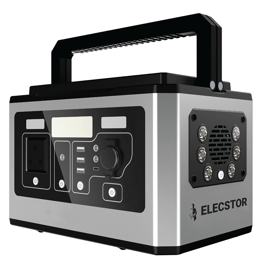 Elecstor - 500W - Portable Power Supply - 135000 mAh-02 - Compressed