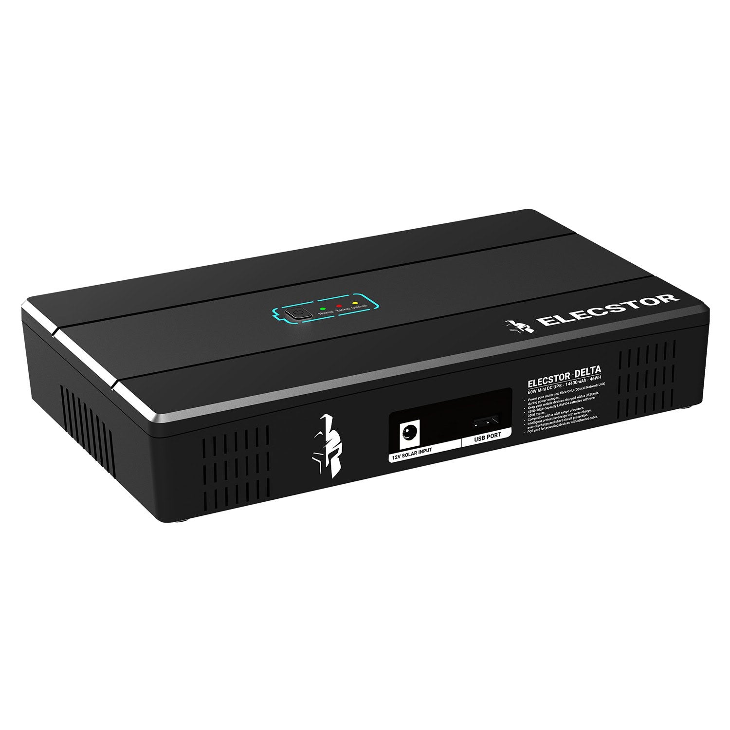 Elecstor - ELE-Delta - 60W Mini UPS 14400mAh - 46WH - 1500 x 1500 - Product Shot