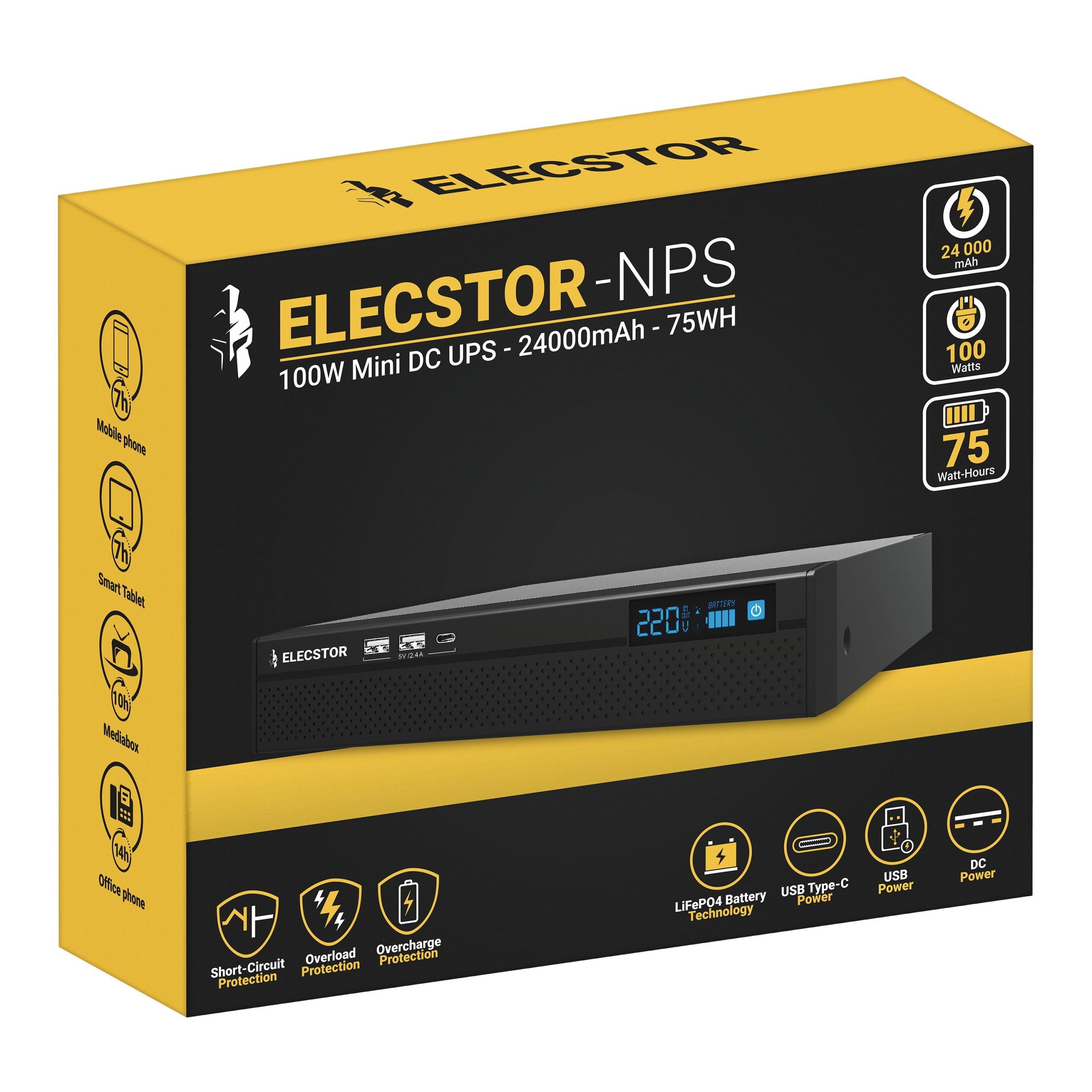 Elecstor - TIT-NPS8012 - Elecstor NPS - 100W - 3000 x 3000 - Packshot