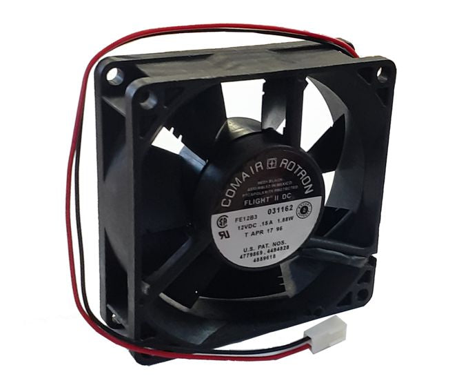 12 Vdc Axial Fan 80sqx25mm Bal 37 Cfm Fe12 B3