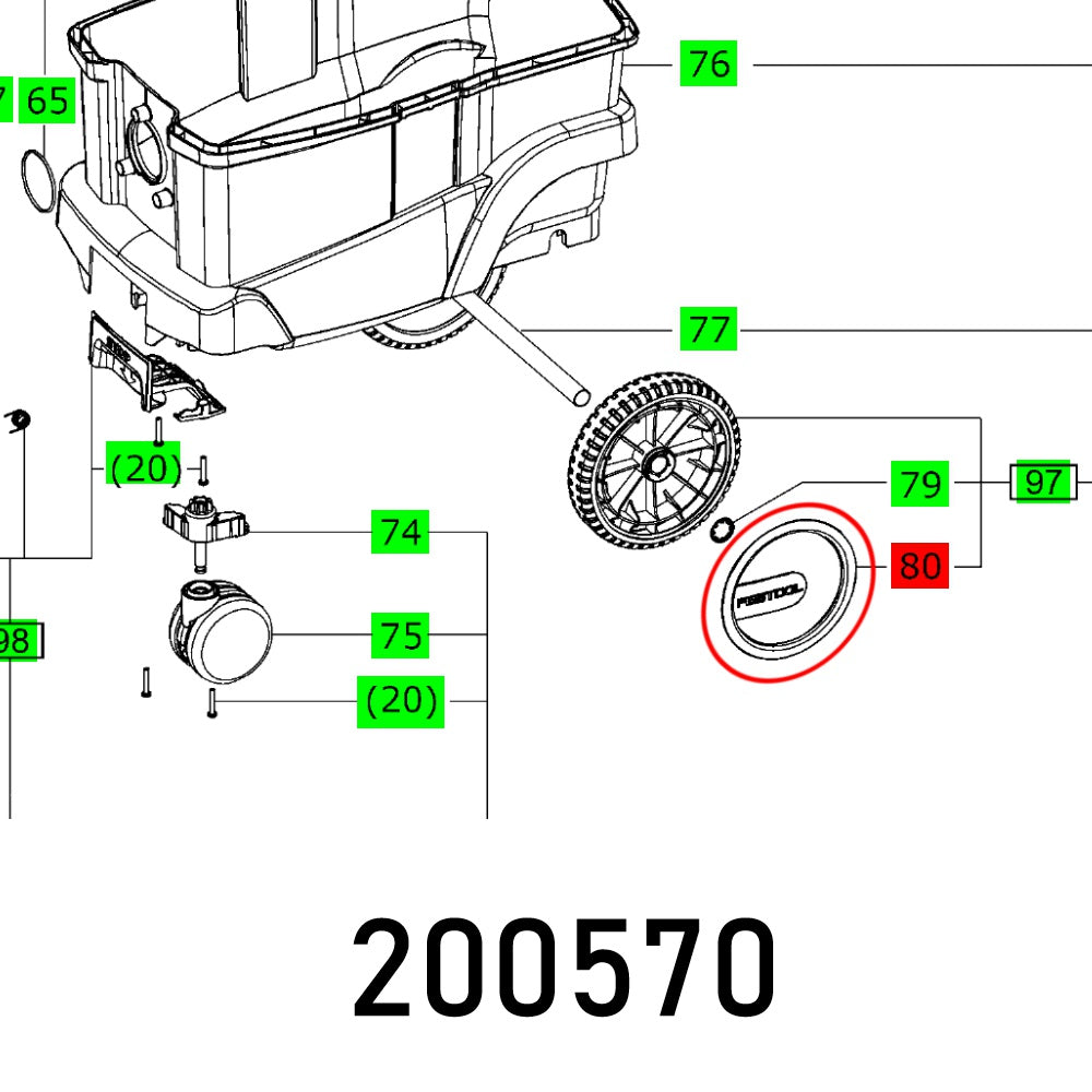 Wheel Cover D200 Ct 26 36 Et Bg