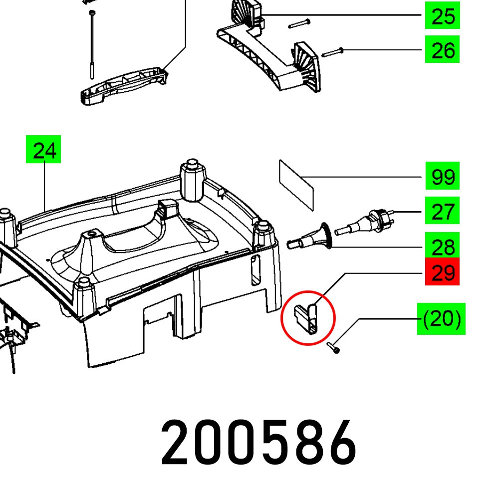 Cable Clamp Ctn Et Bg