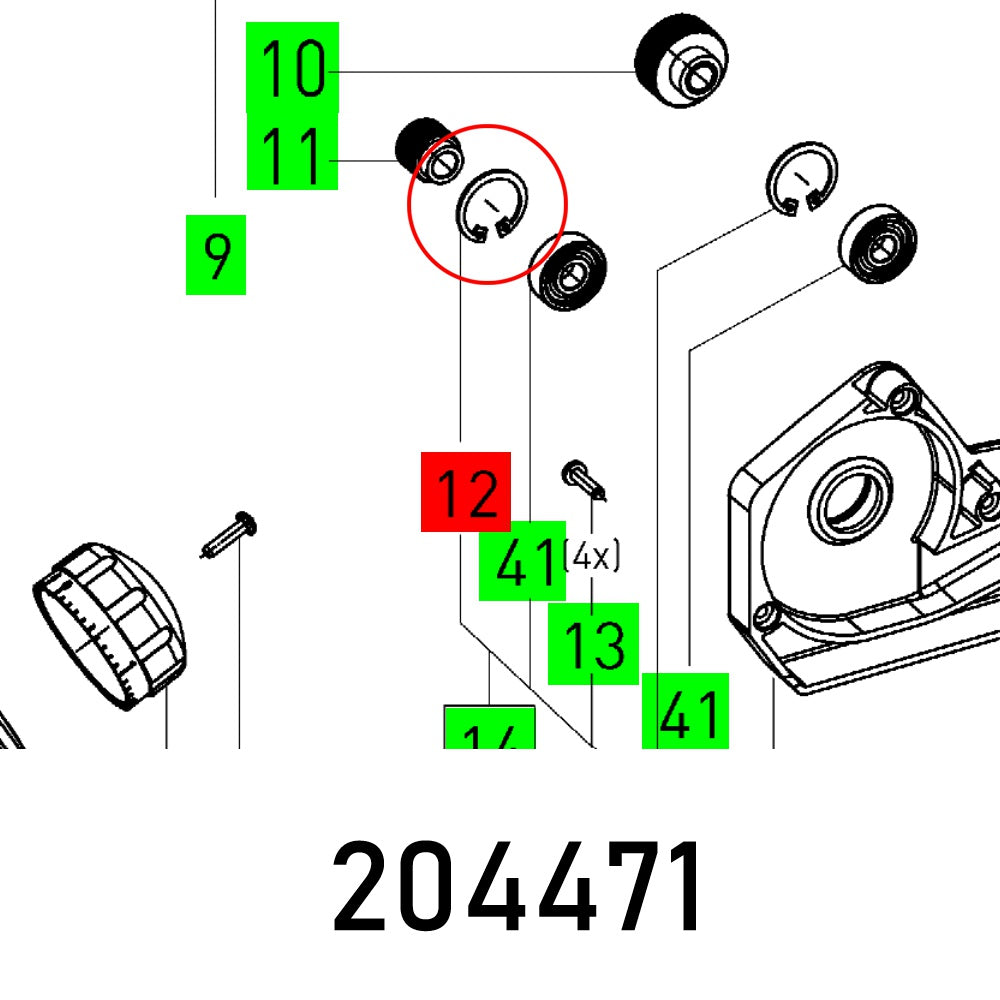 Circlip Din 472 22 X1