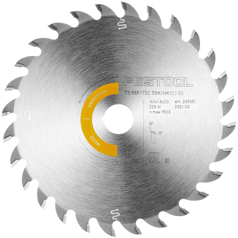 Saw Blade Wood Universal Hw 160 X1,8 X20 W