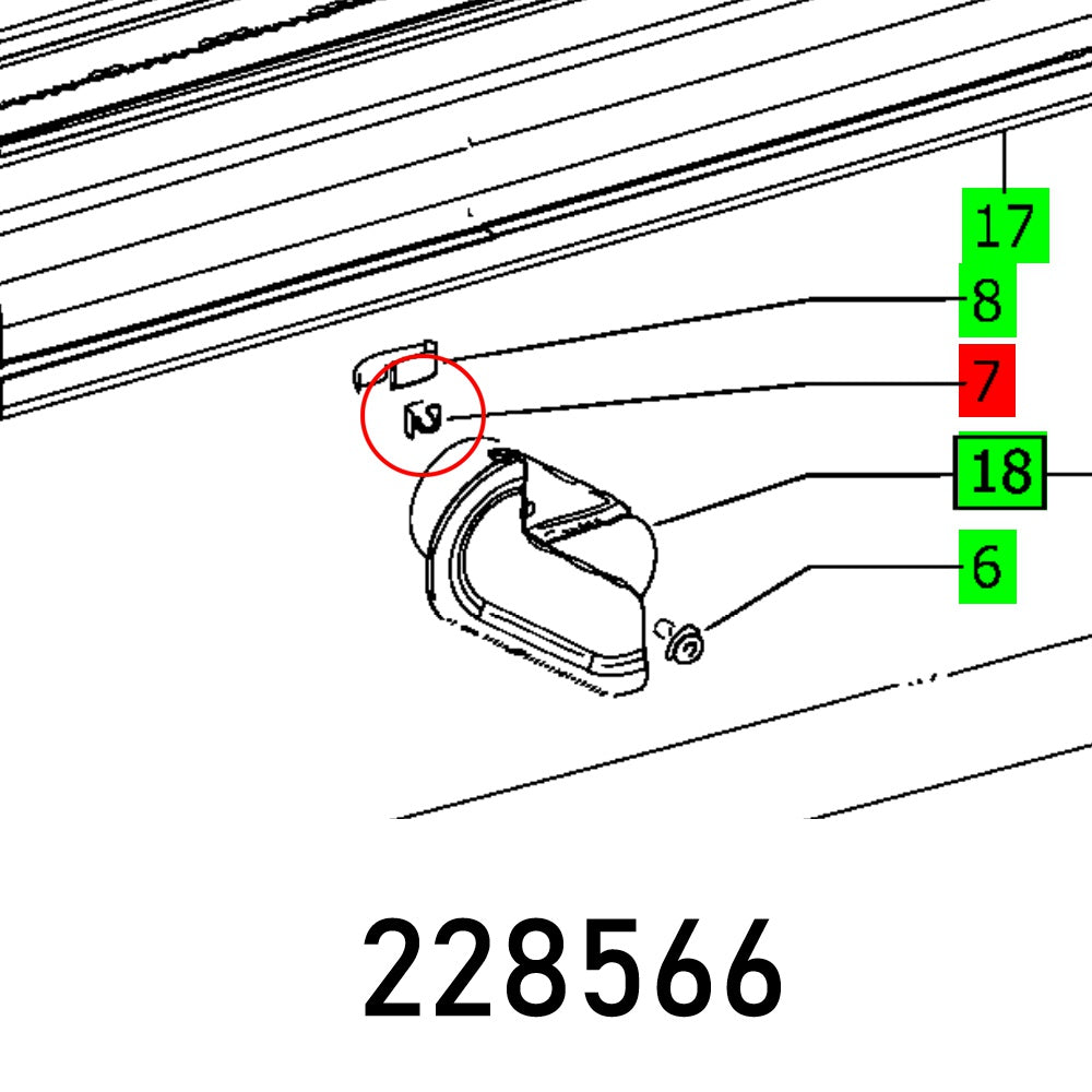 Square Nut Din 557 M6 05