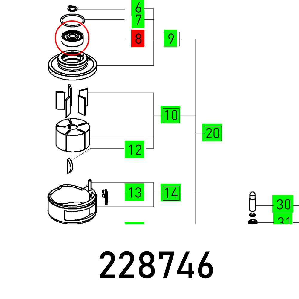 Ball Bearing 627 Z D Mc5 E Nsk