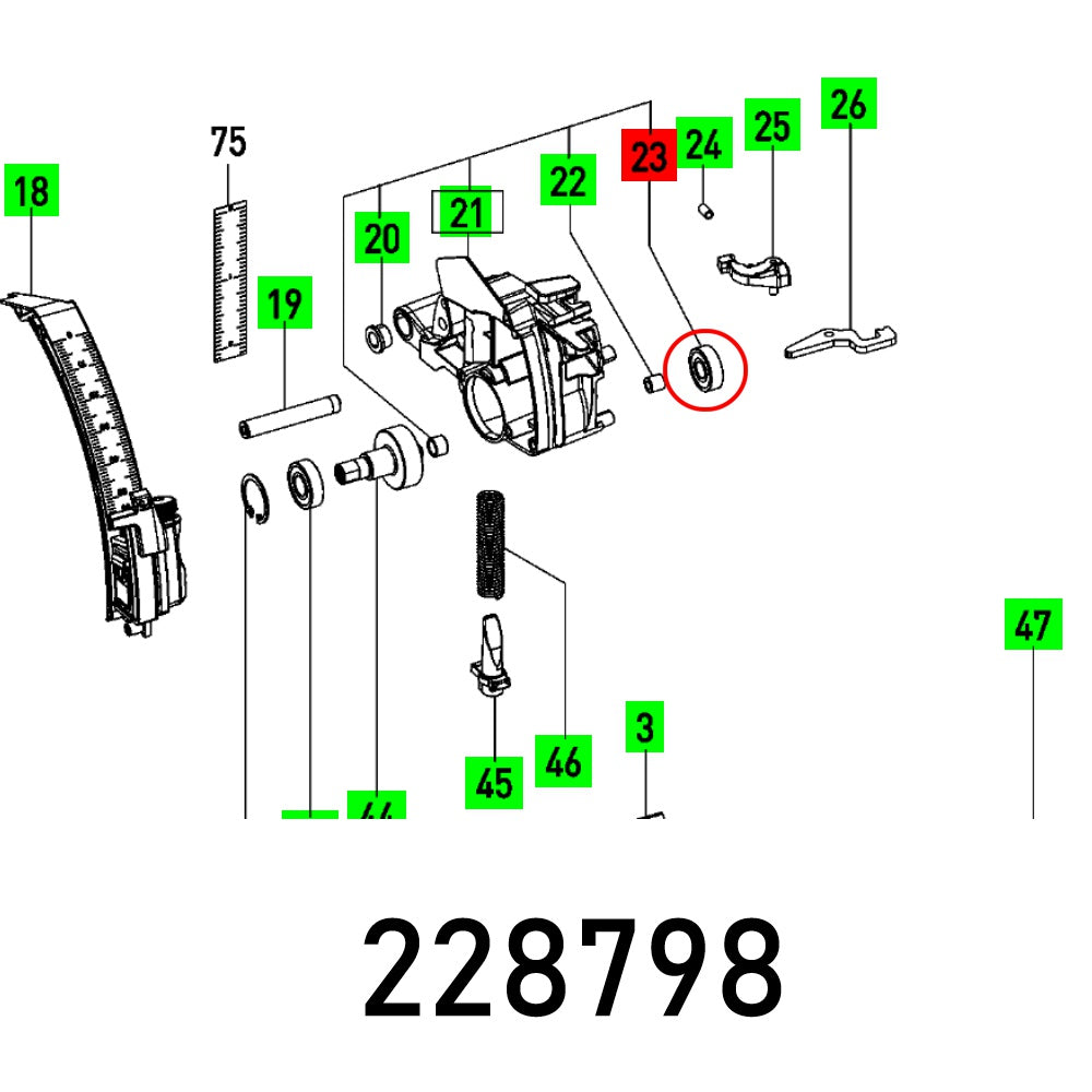 Ball Bearing 6000 Z1 D1 Din 625