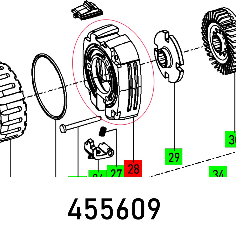 Bearing Cover Ofk 500 Q