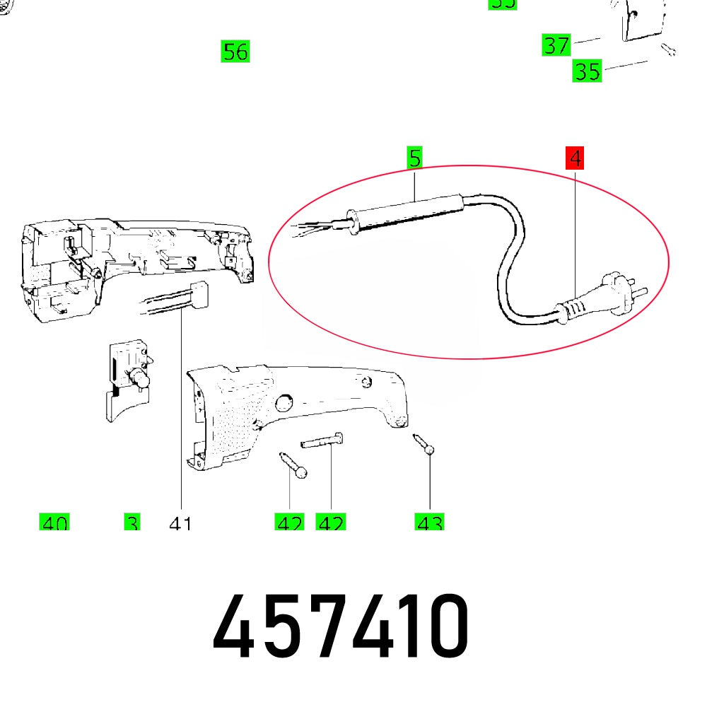 Cable With Plug Ap 55 E Din H05 Rn F