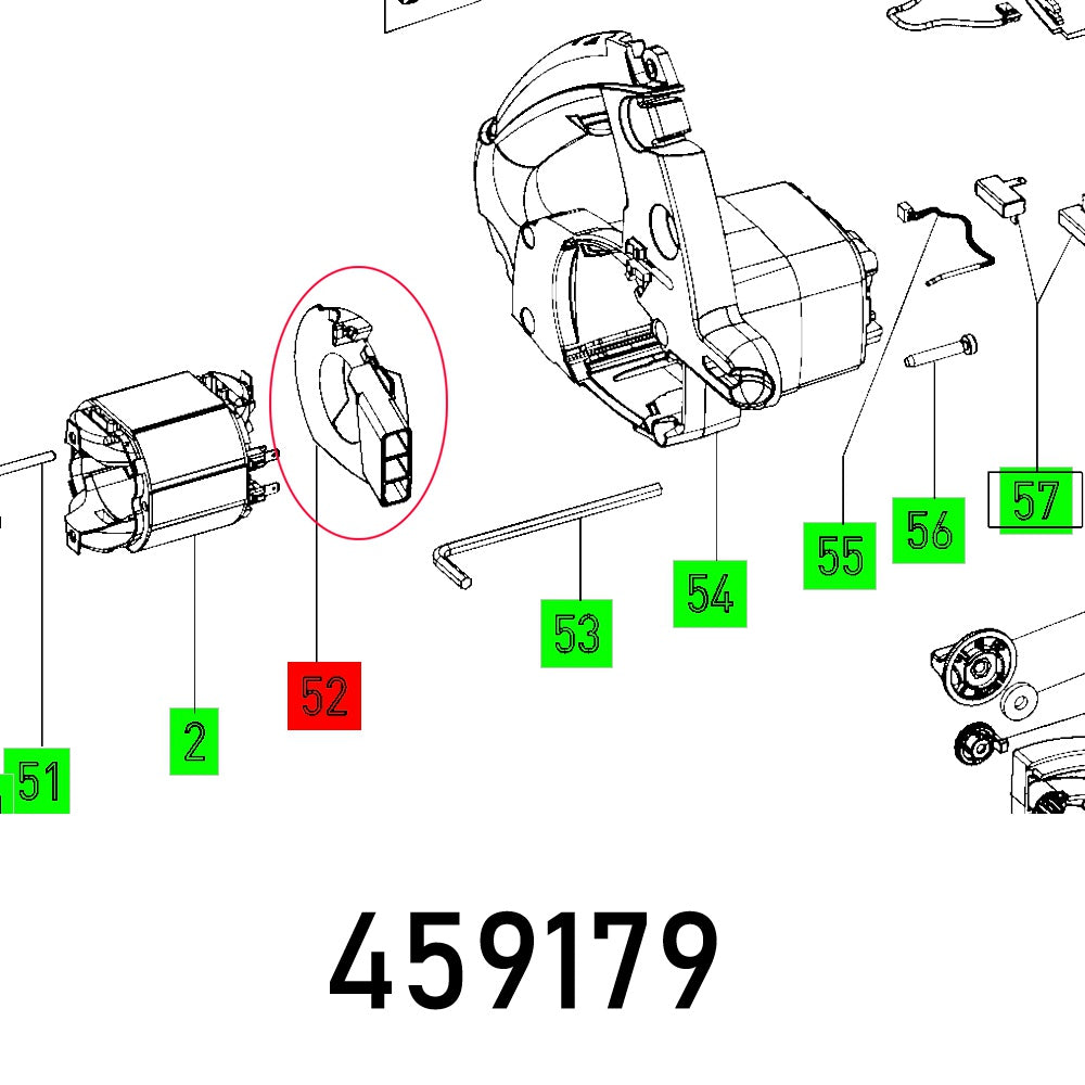 Air Guide Washe Ts 55 Ebq