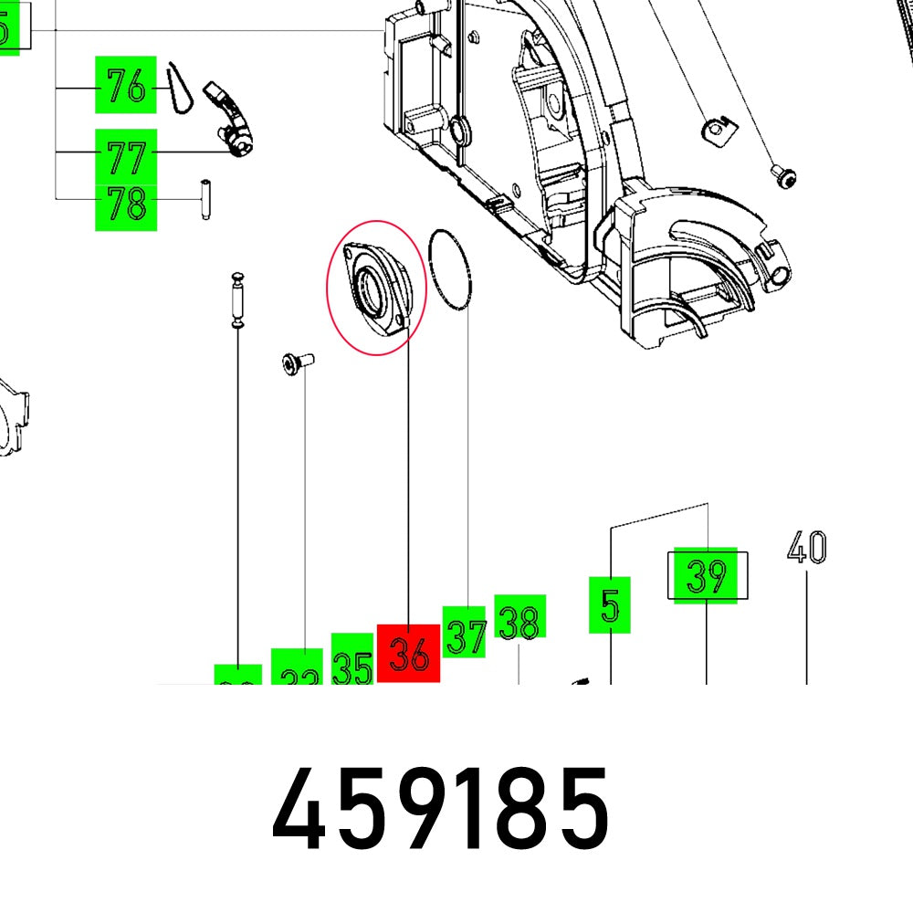 Bearing Flange Ts 55 Ebq