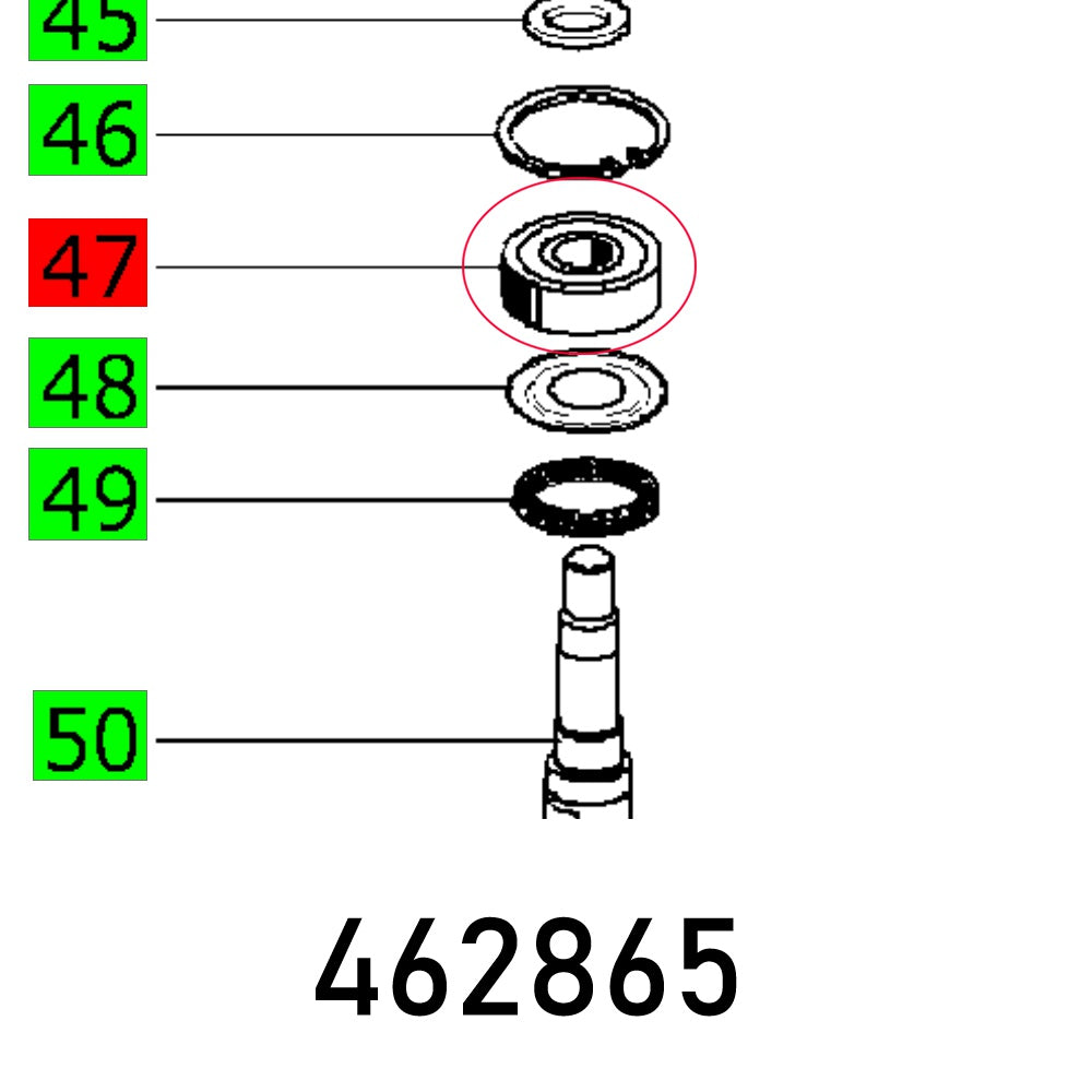 Ball Bearing 6203 2 Rs Din 625 171.042