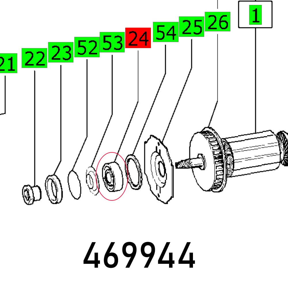 Ball Bearing 6000 Ddu C3 305.286