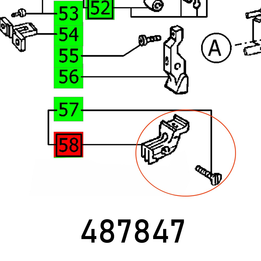 Blade Guide Hm Ps 2 E Vollst.