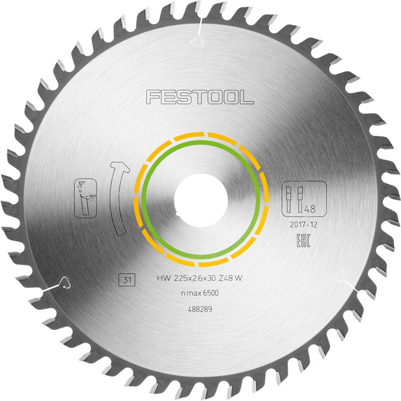 Saw Blade Hw 225 X2,6 X30 W48