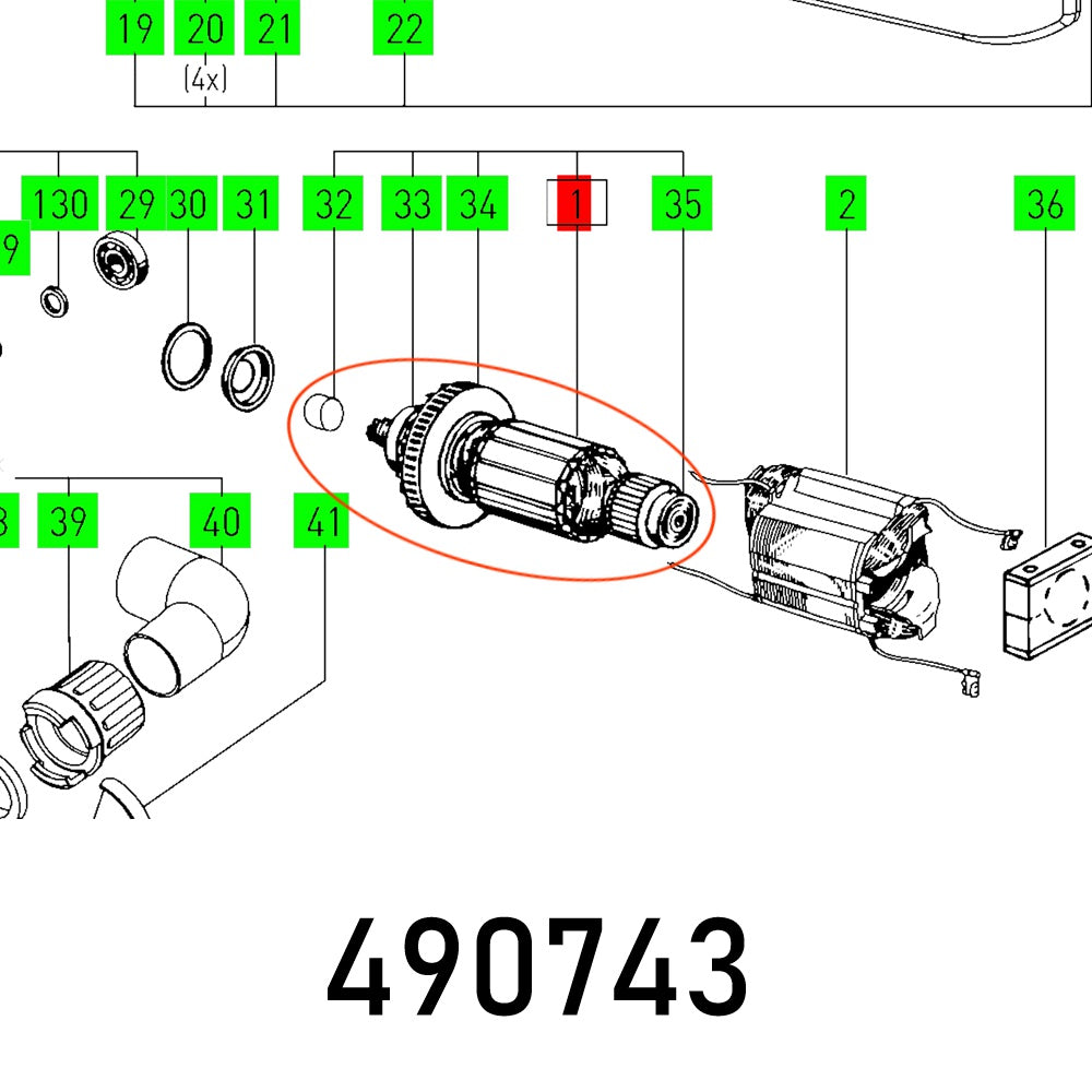 Armature 230 V Bs 105 E Et Bg