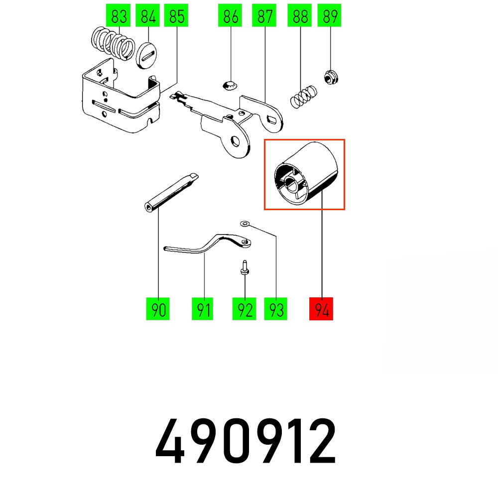 Adjusting Roll Et Teil Bs 75