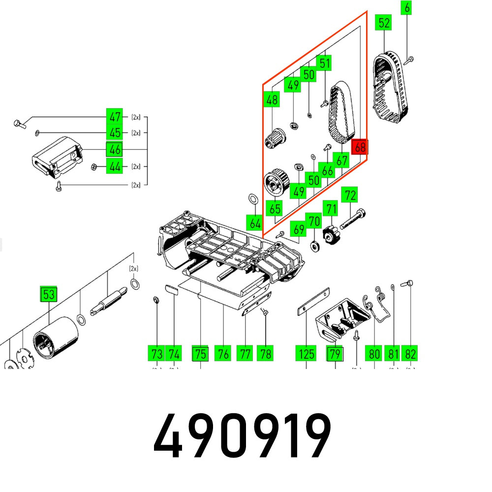 Belt Drive Et Teil Bs 75