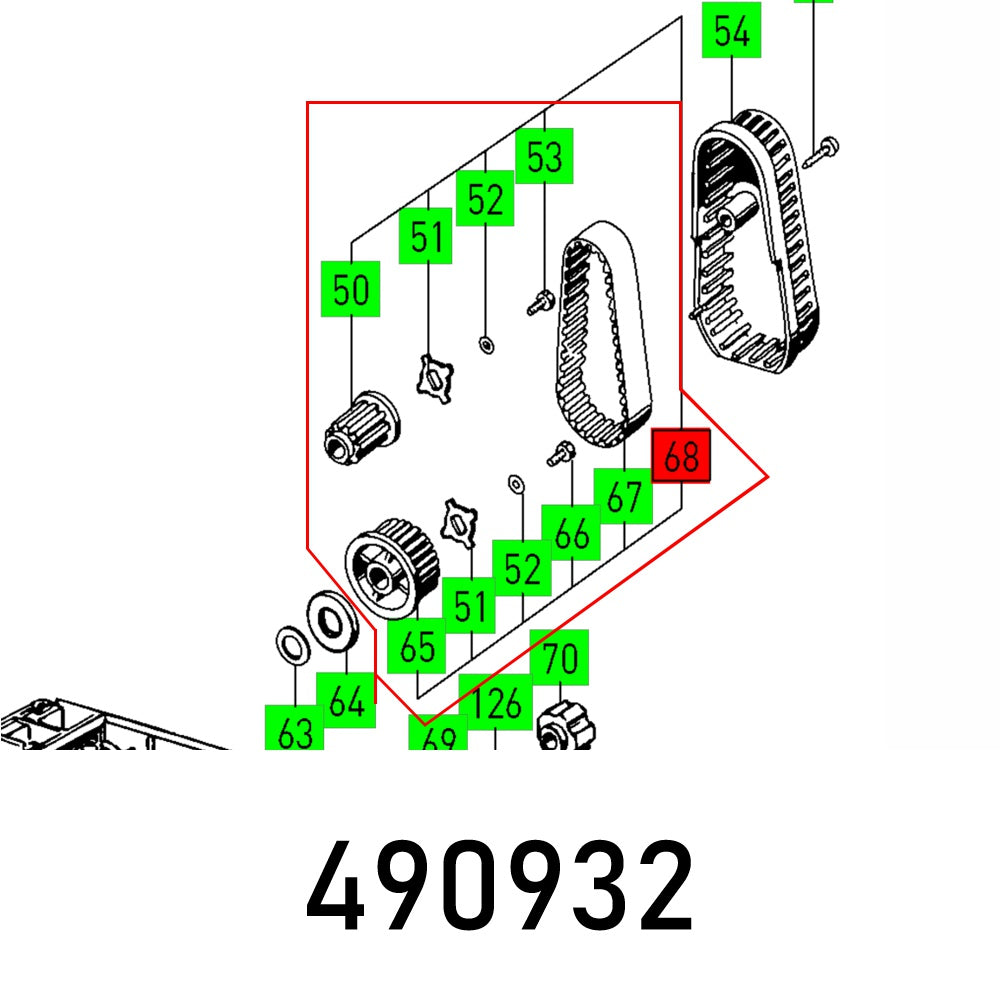 Belt Drive Et Teil Bs 105 E