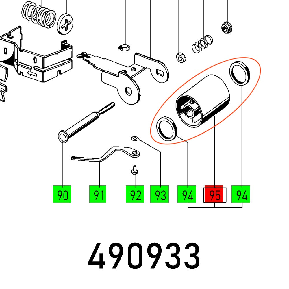 Adjusting Roll Et Teil Bs 105 E