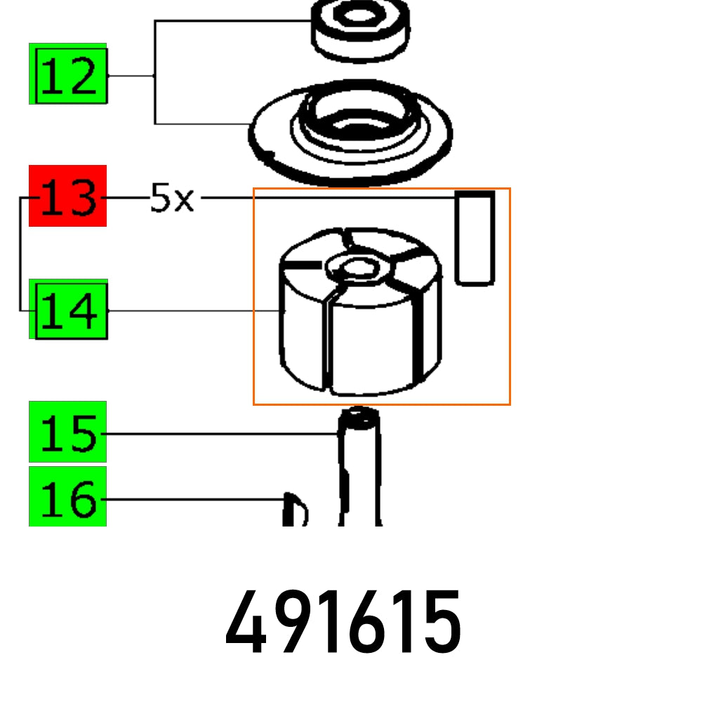 Rotor Blade Lex 2 185 7 Et Bg 5 X