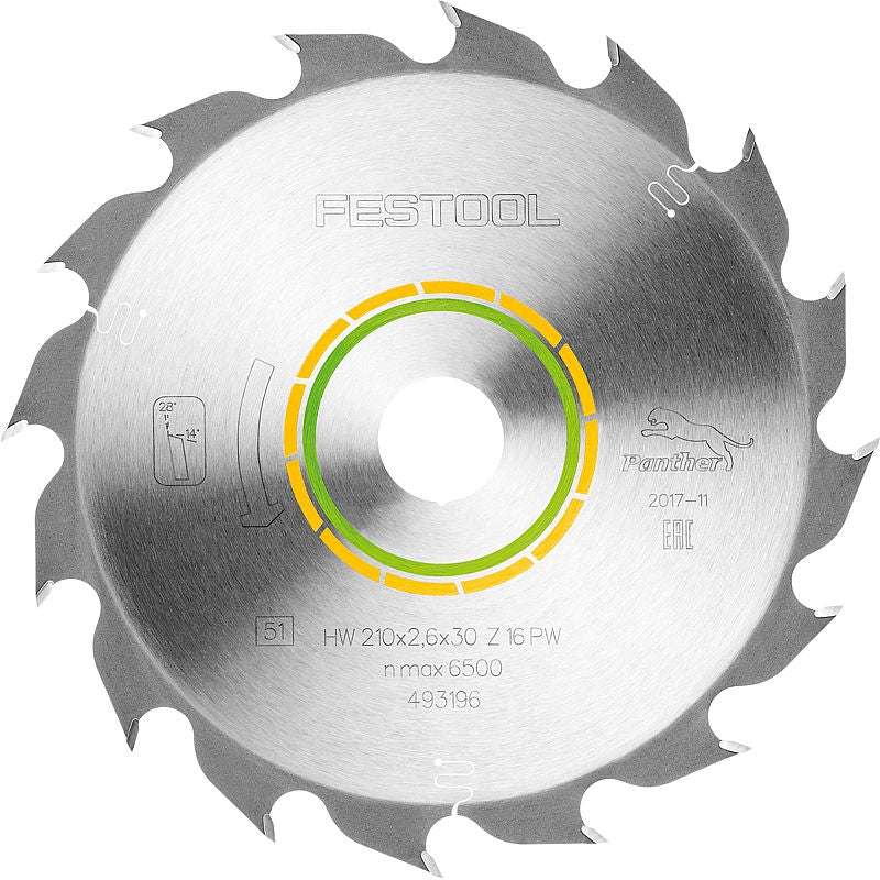 Saw Blade Hw 210 X2,6 X30 Pw16