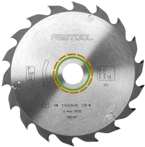 Saw Blade Hw 210 X2,6 X30 W18