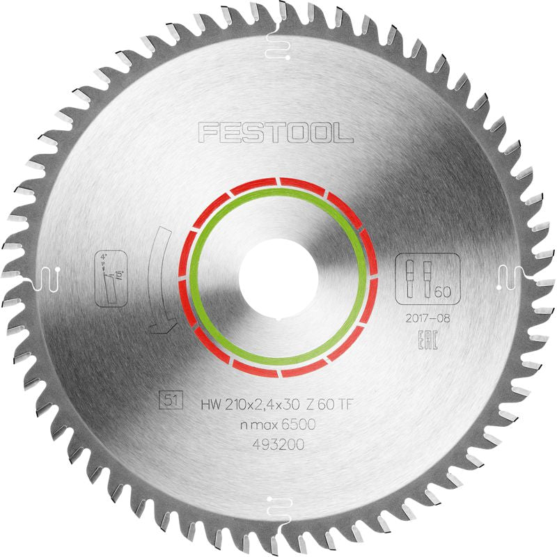 Saw Blade Hw 210 X2,4 X30 Tf60