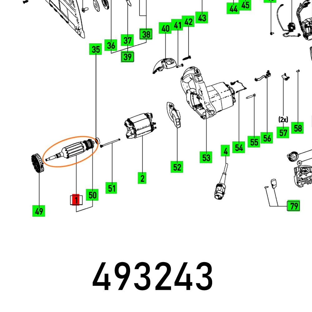 Armature Ts 75 Ebq