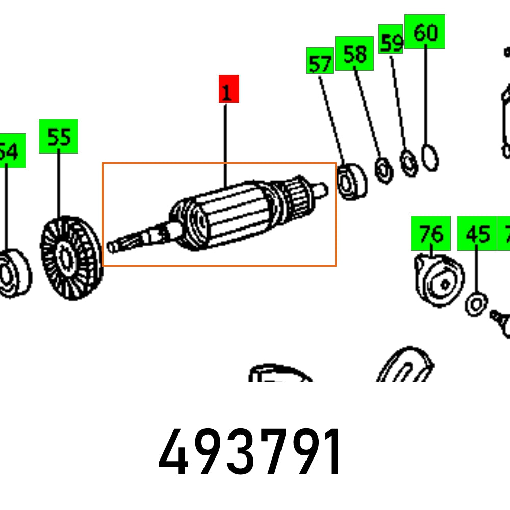 Armature 230 V Ap 85 Eb