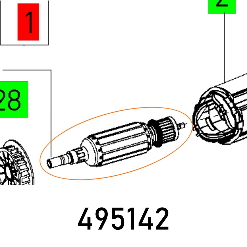 Armature Rap 150 Fe 230 V