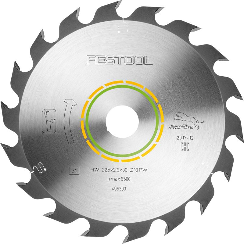 Saw Blade Hw 225 X2,6 X30 Pw18